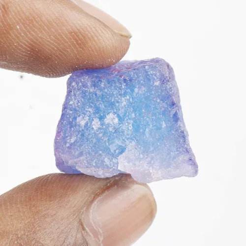 Vista 4 de GEMHUB Zafiro azul sin tratar, 61.50 ct natural con certificación Egl de cristal curativo, piedra preciosa de zafiro en bruto para joyería FD-471