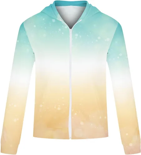 Vista 3 de Hoodies For Men Zip Up Streetwear Gradient Tie Dye Print Hooded Casual Gym Sweatshirt Workout Cotton Pullover