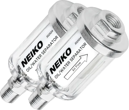 Vista 7 de Neiko Separador de agua y aceite en línea, 1/4" NPT