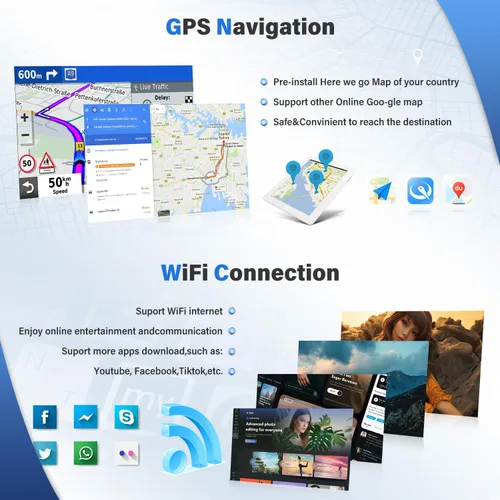 Vista 7 de Android 13 - Radio estéreo para automóvil de 9 pulgadas, HD Carplay, reproductor de radio GPS compatible con Ford F150 F-150 2009-2014 navegación