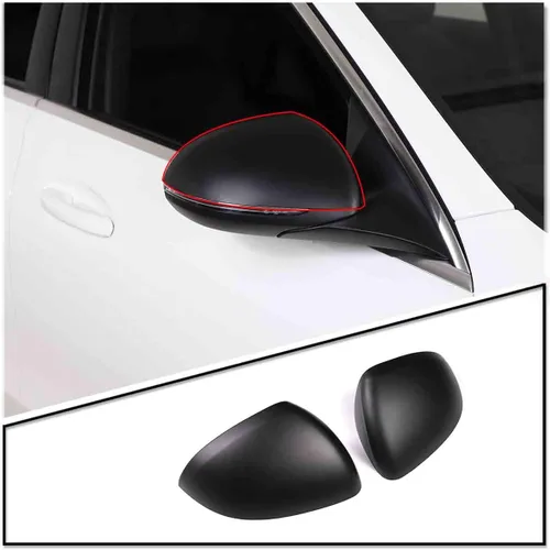 Vista 11 de TINKI - Cubierta para espejo retrovisor de puerta lateral izquierda y derecha compatible con Mercedes-Benz W206 Clase C 2022 2023, para Fibra