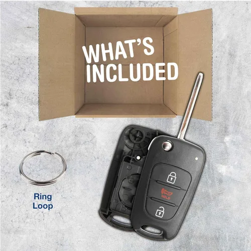 Vista 4 de KeylessOption Carcasa exterior para Kia