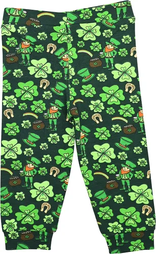 Vista 6 de Unique Baby Mameluco unisex para el día de San Patricio con texto en inglés "Who Needs L