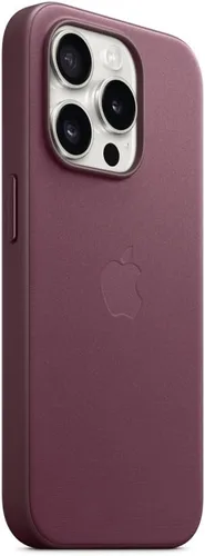 Vista 5 de Apple Funda FineWoven para iPhone 15 Pro con MagSafe - Mulberry
