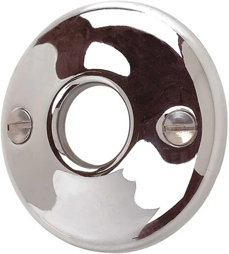 Vista 15 de Renovators Supply Manufacturing Par de rosetas de pomo de puerta de 2.38 pulgadas de latón antiguo decorativo para puerta