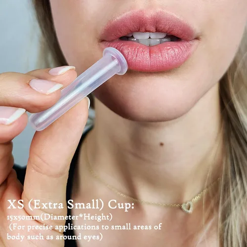 Vista 3 de COOL & FRESH Vasos de silicona al vacío anticelulitis para masajes – Juego de 6 piezas para masajes corporales, normales corporales, faciales