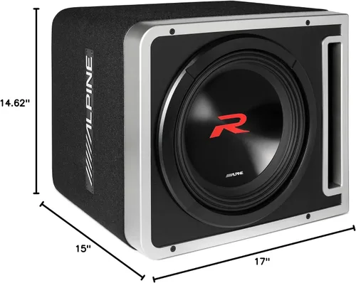 Vista 6 de Alpine Subwoofer R2-SB12V de tipo único R2 de 12 pulgadas en carcasa ventilada