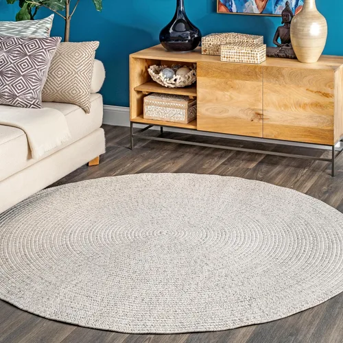 Vista 26 de nuLOOM Wynn Alfombra de Área Trenzada para Interiores/Exteriores, 3x5, Bronceado Wynn Tan