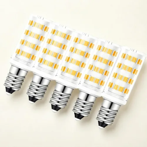 Vista 8 de Bombilla de base europea E14 E14, lámpara turca de repuesto regulable equivalente a 4 W, bombilla incandescente de 40 W, CA 110 V-130 V blanco