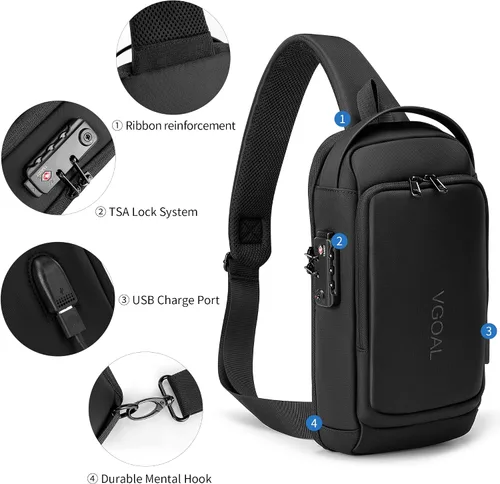 Vista 4 de VGOAL Mochila antirrobo para laptop