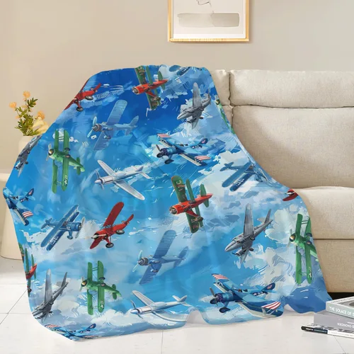 Vista 208 de Manta de águila con la bandera estadounidense y águila calva, regalos para niños, niñas, niños, adultos, mujeres y hombres, suave, acogedora, cálida