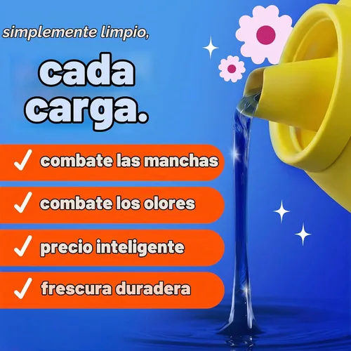 Vista 5 de Tide Simply All-In-One, detergente líquido para ropa sucia con aroma a flor de saúco, 89 cargas, 117 onzas líquidas