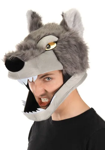 Vista 2 de Sombrero de Disfraz de Lobo Multicolor