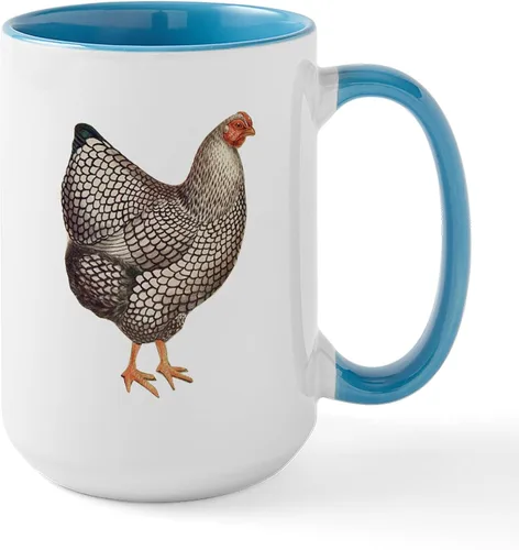Vista 51 de CafePress Backyard Chicken Whisperer Mugs Taza de café de cerámica de 15 oz (15.0 fl oz)