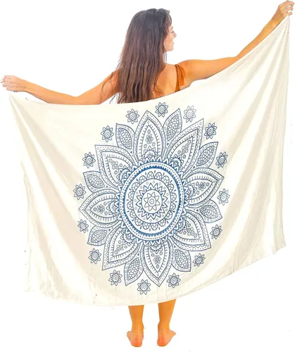 Vista 10 de Boho Chic Pareo - Pareo Mandala - Cubre Traje de Baño Bikini - Vestido de Playa - Envoltura