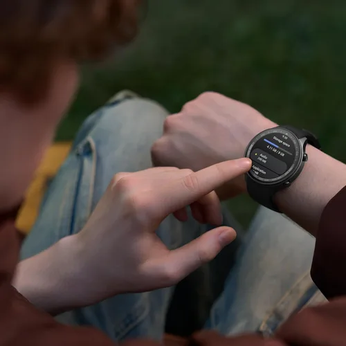 Vista 5 de OnePlus Reloj 2R, 32 GB, monitor de sueño, seguimiento de frecuencia cardíaca, reloj inteligente con información de fitness, batería de 100 horas
