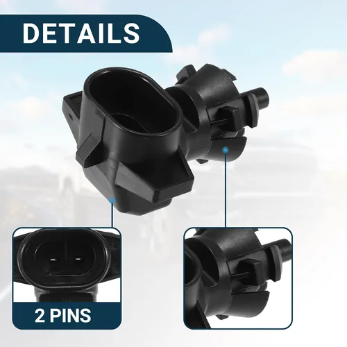 Vista 4 de F FIERCE CYCLE Sensor de temperatura del refrigerante para Saab 9-5 Durable No.9152245 Sensor de temperatura del agua Interior negro
