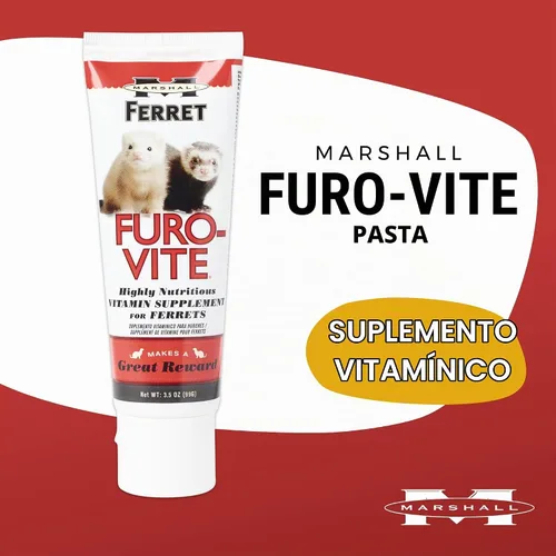 Vista 4 de Marshall Furo-Vite - Pasta de suplemento vitamínico para hurones, 3.5 onzas