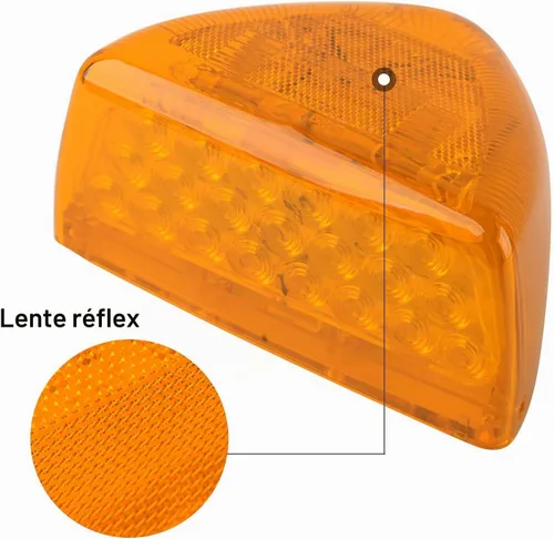 Vista 4 de 2 piezas para luces intermitentes de faro ámbar LED Peterbilt, luces de circulación selladas de 31 LED, reemplazo para luces intermitentes de faro