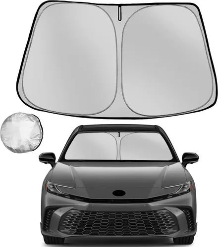 Vista 36 de [Usado] Parasol para parabrisas Che-vrolet/Chevy Silverado 1999-2006 plegable para ventana delantera de automóvil, bloquea los rayos UV y el calor