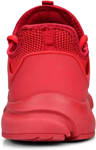Vista 4 de Troadlop - Zapatos deportivo para mujer, antideslizantes, de meter, con cordones de adorno, para correr o caminar