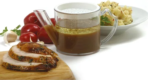 Vista 2 de Norpro 3023 - Separador/colador transparente de 2 tazas apto para lavavajillas, 1 EA
