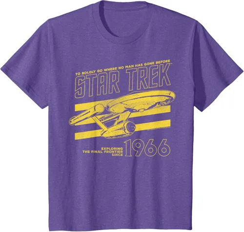 Vista 37 de Star Trek: The Original Series Enterprise '66 Collegiate Camiseta Negro