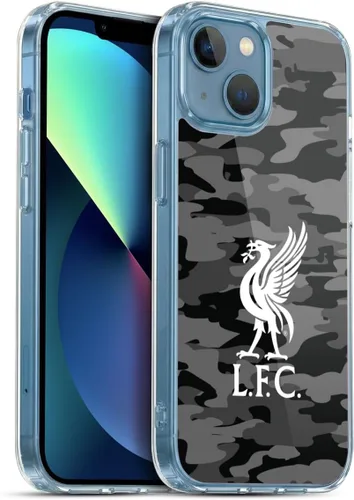 Vista 22 de Head Case Designs Funda de gel con licencia oficial del Liverpool Football Club Away Colourways Crest Camou [protección de grado militar] compatible