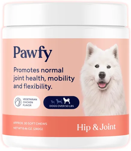 Vista 7 de Pawfy Suplemento para Cadera y Articulaciones para Perros con MSM y Vitaminas Glucosamina Condroitina para Razas Pequeñas, Medianas y Grandes