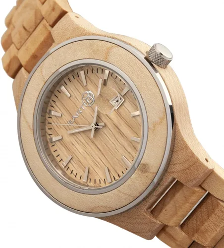 Vista 3 de EARTH WOOD Reloj de pulsera Cherokee con fecha ampliada