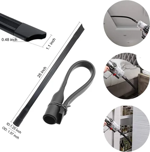 Vista 6 de 11 piezas de accesorios de aspiradora doméstica para accesorios de aspiradora de tienda - Adaptador de manguera de vacío de 2 1/2" a 1 1/4" 11