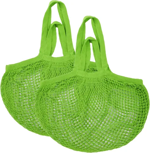 Vista 9 de Simple Ecology Bolsa de cuerda de doble asa de algodón orgánico resistente