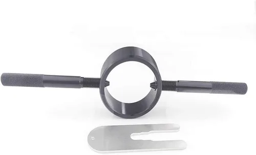Vista 4 de Kit de herramientas de compresor de resorte de horquilla universal para motocicleta, funciona con la mayoría de horquillas invertidas (USD)
