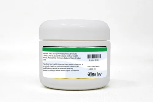 Vista 2 de Crema Urea 3% (Carbamida) - Enriquecida con Proteína de Seda (2 oz, ZIN: 428120)