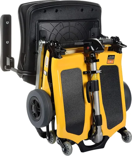 Vista 3 de Freerider Luggie Scooter de movilidad súper plegable con batería de iones de litio para adultos y personas mayores, resistente, portátil, ligero