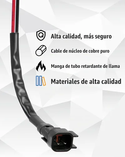Vista 4 de Conector de alimentación de 12 V apto para Ford Maverick 2022-2023 Camión, enchufes de cama flexibles