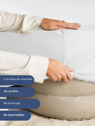 Vista 4 de Sábana bajera ajustable extra profunda Twin XL – Sábana bajera individual de lujo de hotel solamente – Se adapta fácilmente a colchones de 18 a 24