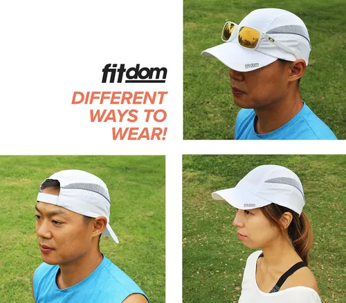 Vista 4 de Gorra deportiva ligera para hombres y mujeres, talla única incluso con un cola de caballo, Gorro para toda temporada con tecnología de secado rápido