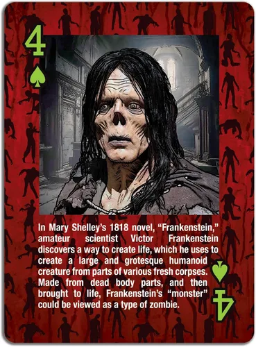 Vista 9 de Paradise Cay Publications, Inc. Cartas de juego - Baraja estándar de 52 cartas (Una historia de zombis)