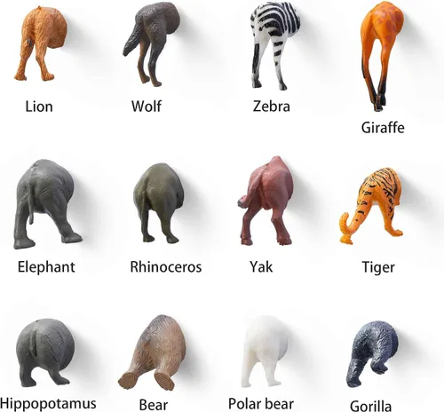 Vista 7 de Añade un poco de humor y diversión a tu refrigerador con nuestros imanes de animales salvajes, perfectos para el hogar, imanes de refrigerador