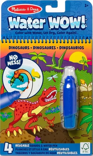 Vista 12 de Melissa & Doug On The Go Water Wow! Almohadilla de actividades para colorear reutilizable que se revela con agua - Selva