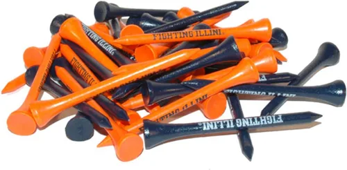 Vista 3 de Team Golf NCAA Unisex-Adult Team Golf NCAA 2-3/4" Golf Tees, 50 Pack, Regulation Size, Multi Team