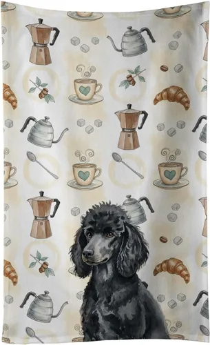 Vista 312 de Caroline's Treasures Afghan Hound - Toalla de cocina para barra de café, terciopelo frontal y lazo de algodón, lavable a máquina Sabueso afgano