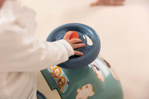 Vista 5 de Little Smoby 7600140503 My First Ride On Car - Vehículo infantil con compartimento de almacenamiento y antipunta, para uso en interiores