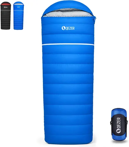 Vista 14 de Down Sleeping Bag for Adults, 600 Fill Power Ultralight Backpacking Negro
