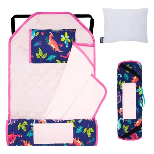 Vista 27 de Wildkin - Tapete para tomar la siesta, moderno y todo en uno, con almohada para infantes (niñas o niños), tamaño perfecto para la guardería
