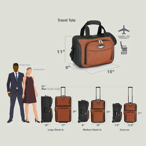 Vista 5 de Travel Select Amsterdam Equipaje vertical ampliable rodable, Borgoña
