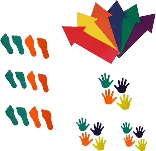 Vista 15 de GSi Non-Slip Floor Spot Markers for Sports, Therapy & Classroom