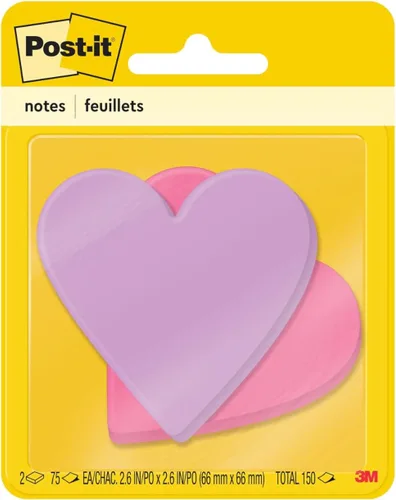Vista 5 de Notas Post-it, forma de manzana, colores surtidos, 66 x 66 mm, 2 blocs, 75 hojas/bloc (7350-APL)