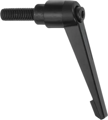 Vista 38 de uxcell Perillas ajustables M5 x 0.472 in, mango de rosca macho, botón de trinquete de liberación rápida, perno giratorio para maquinaria de torno
